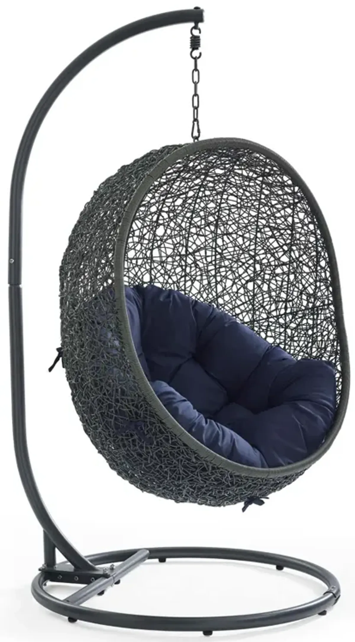 Hide Outdoor Patio Swing Chair With Stand