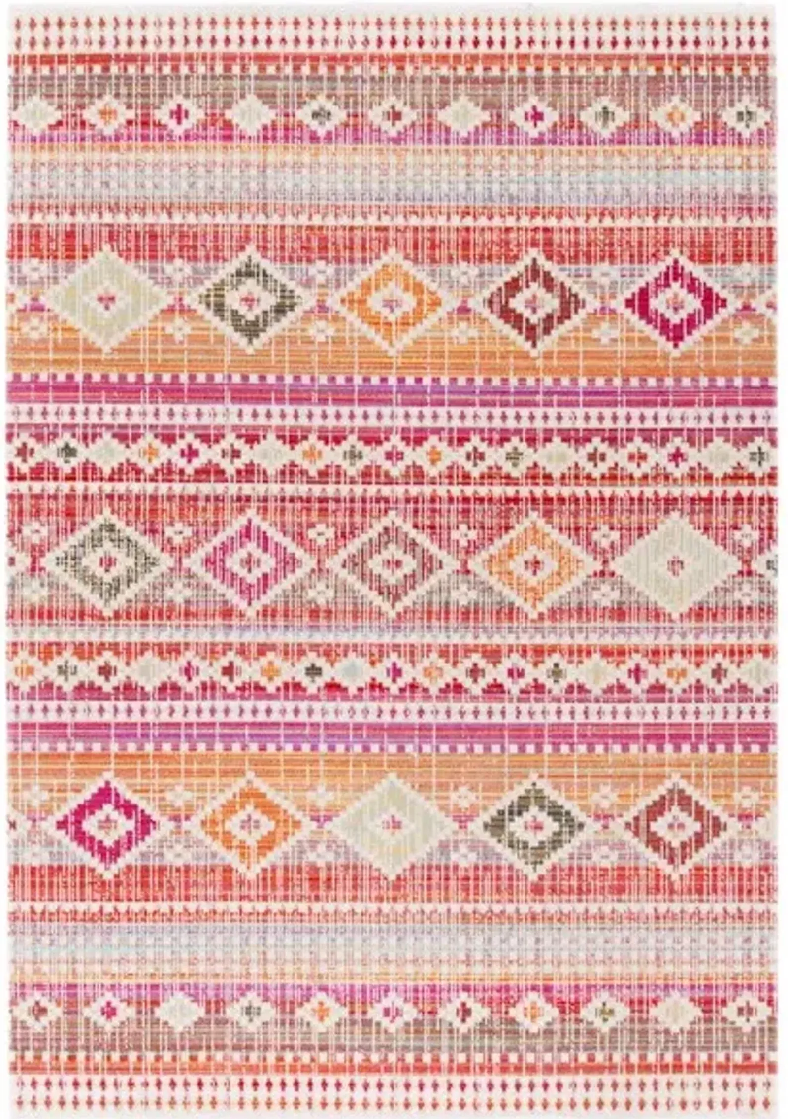 MONTAGE Collection MTG271Q-5 Red / Fuchsia 5'-1" X 7'-6"