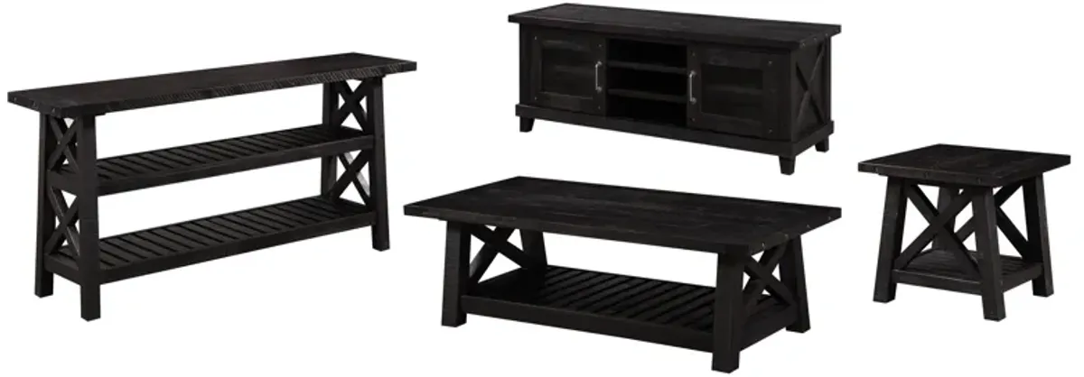 Yosemite Solid Wood Console Table in Cafe