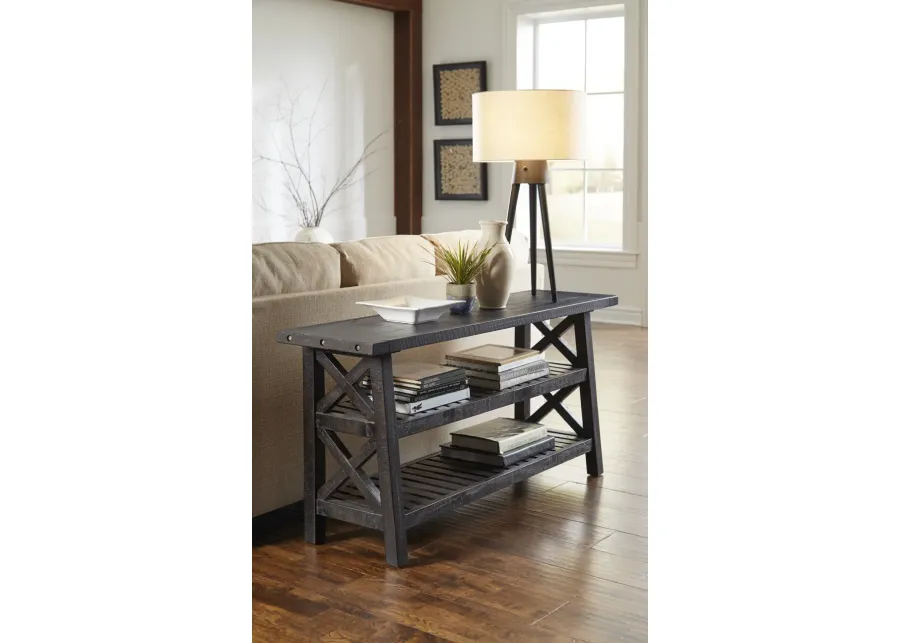 Yosemite Solid Wood Console Table in Cafe