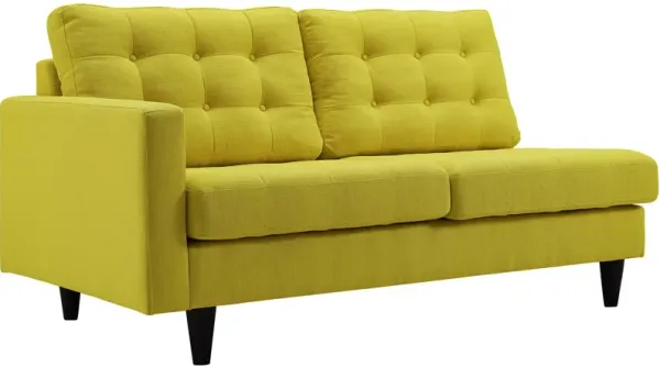 Empress Left-Facing Upholstered Fabric Loveseat by Modway