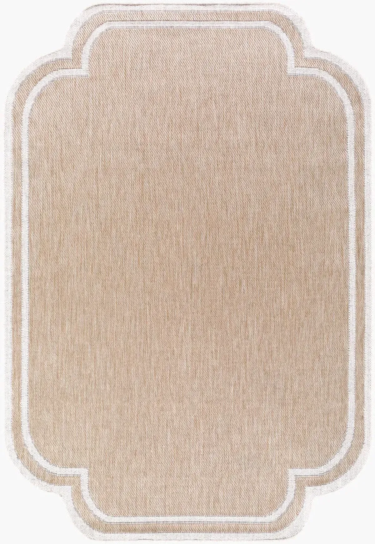 Miami Beach 5'3" x 7' Machine Woven Rug