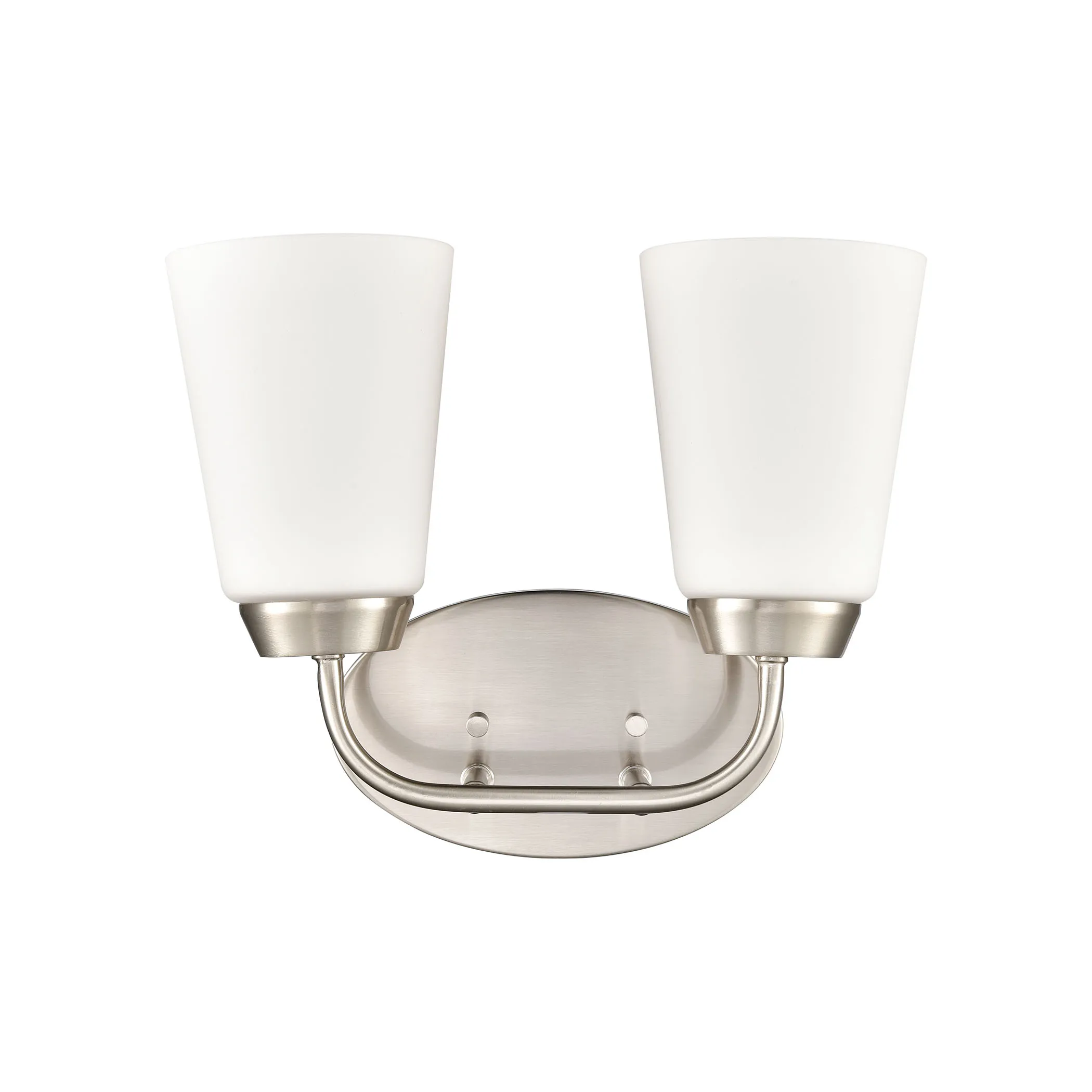 Winslow 12.5" Wide 2-Light Vanity Light - Brushed Nickel