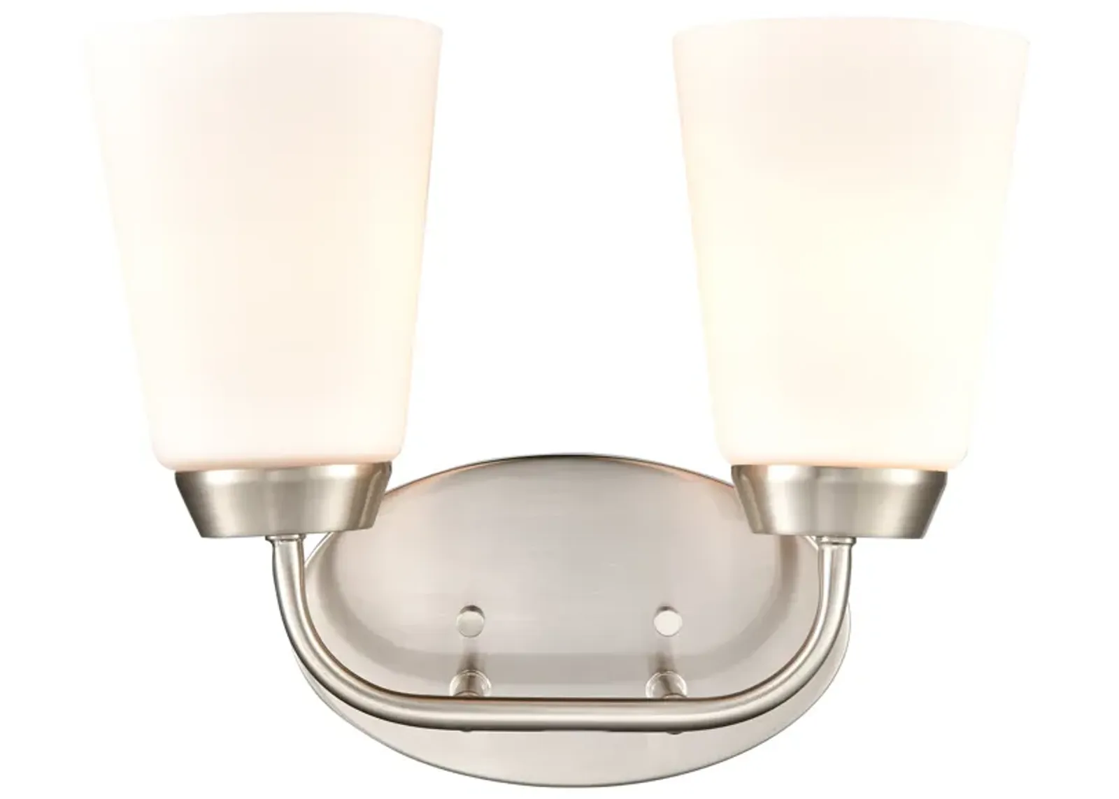 Winslow 12.5" Wide 2-Light Vanity Light - Brushed Nickel