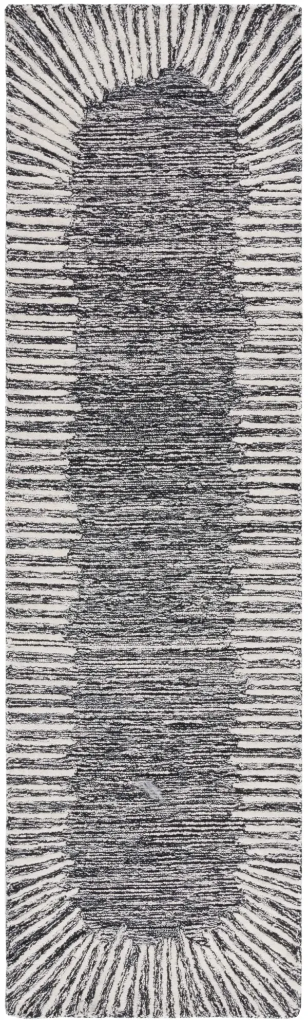 ABSTRACT Hand Tufted 2'-3' x 6' runner