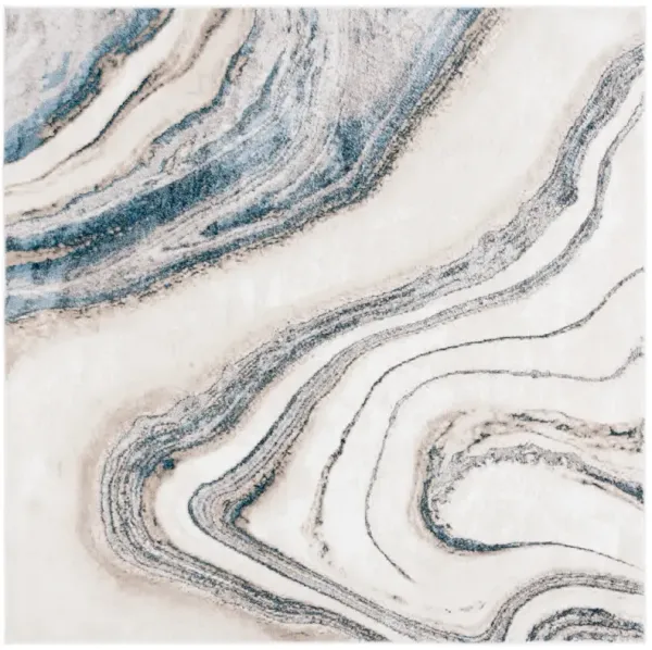 ORCHARD 204 IVORY  6'-7' x 6'-7' Square Square Rug