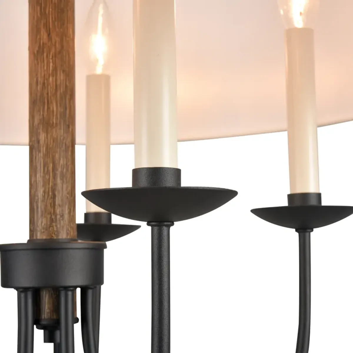 Neville 23'' Wide 5-Light Chandelier - Charcoal Black