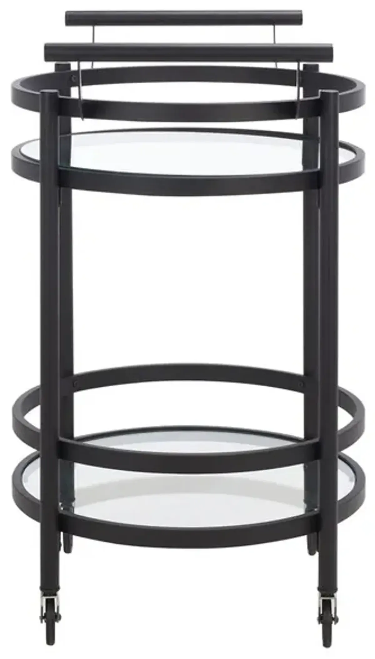 SIENNA 2 TIER ROUND BAR CART