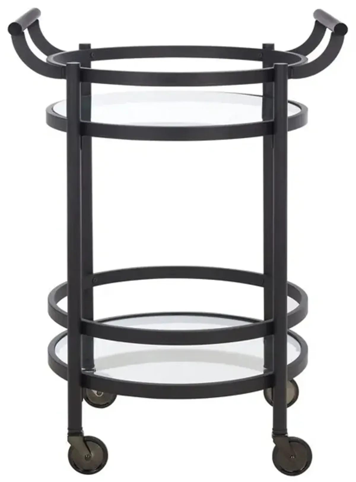 SIENNA 2 TIER ROUND BAR CART