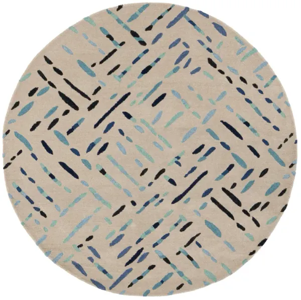 METRO Hand Tufted 6' x 6' Round area rug