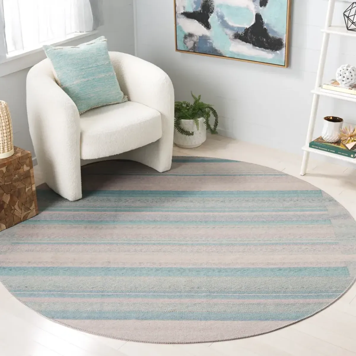 CABO Flatweave - Machine Tufted 7' x 7' Round area rug