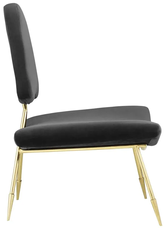 Ponder Performance Velvet Lounge Chair