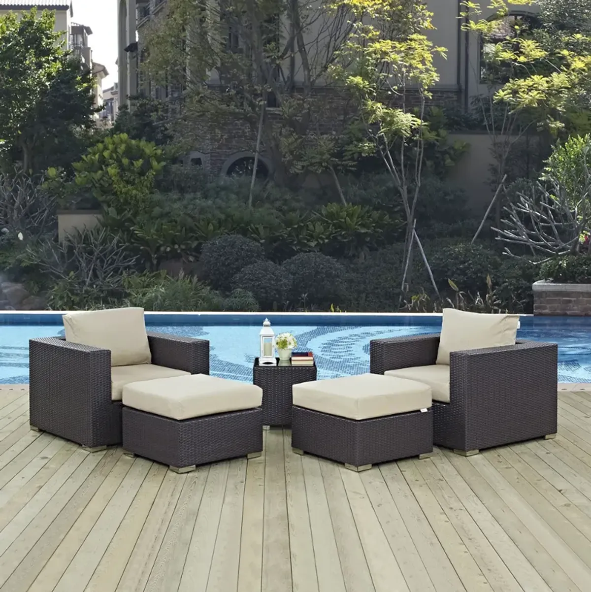 Convene 5-Piece Outdoor Sectional Set