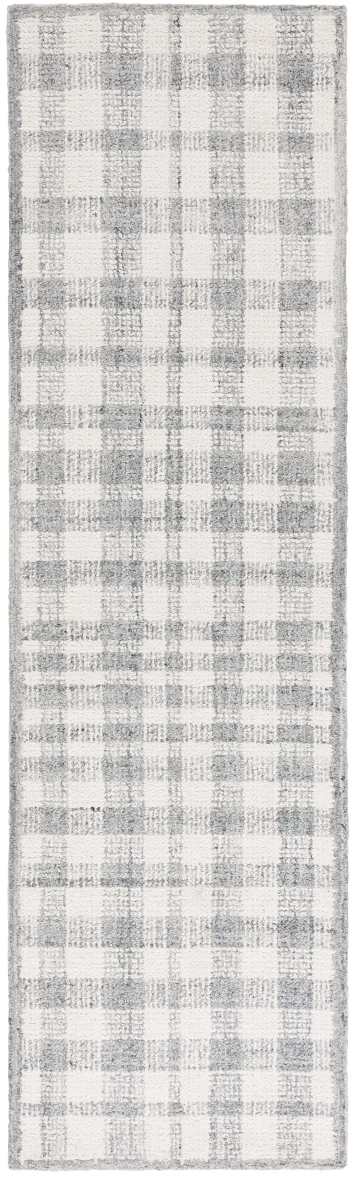 ABSTRACT 648 IVORY  2'-3' x 8' Runner Rug