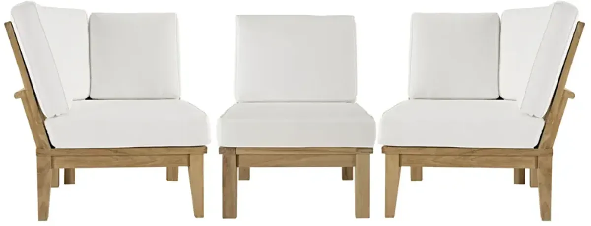 Marina 3 Piece Outdoor Patio Teak Set