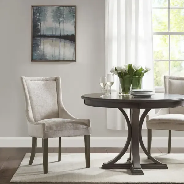 Madison Park Signature Ultra Cream Dining Side Chair (set of 2)