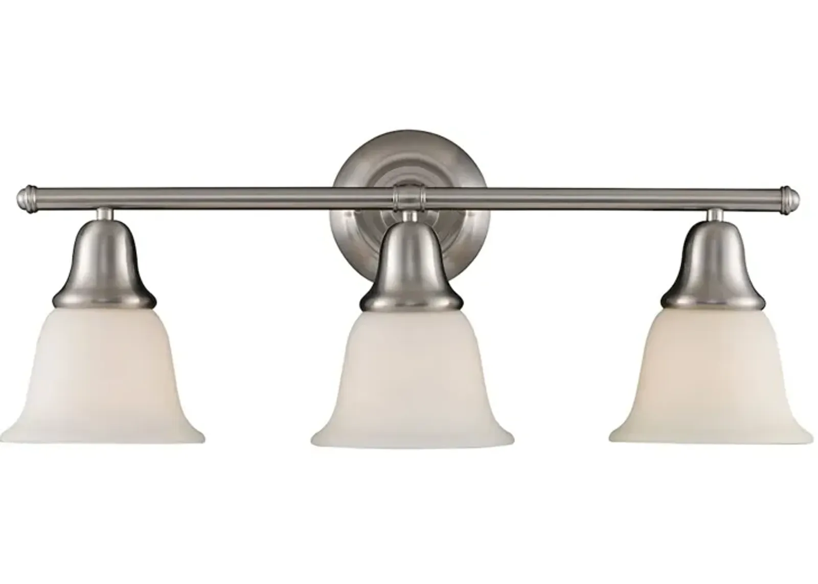 Berwick 27" Wide 3-Light Vanity Light - Brushed Nickel