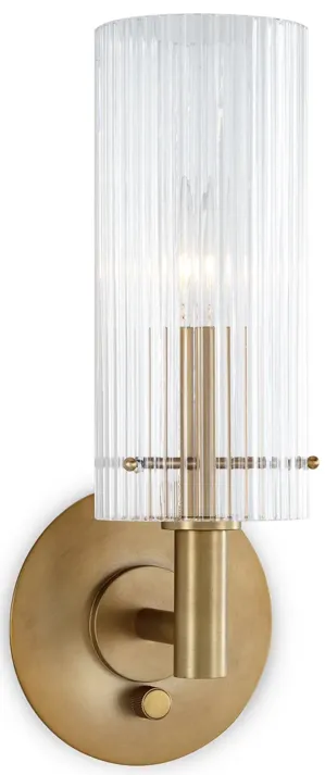 Dixie Sconce (Natural Brass)