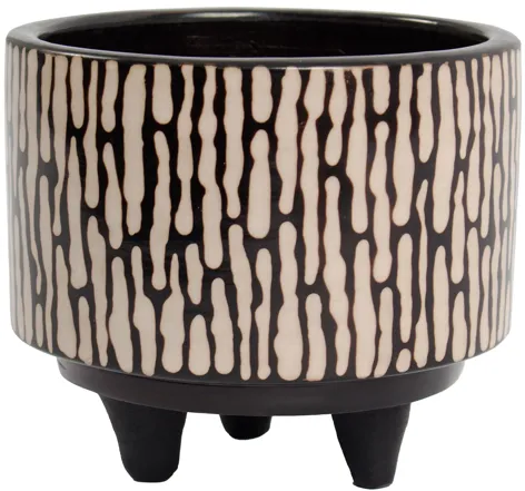 Ofelia Planter - Small Black