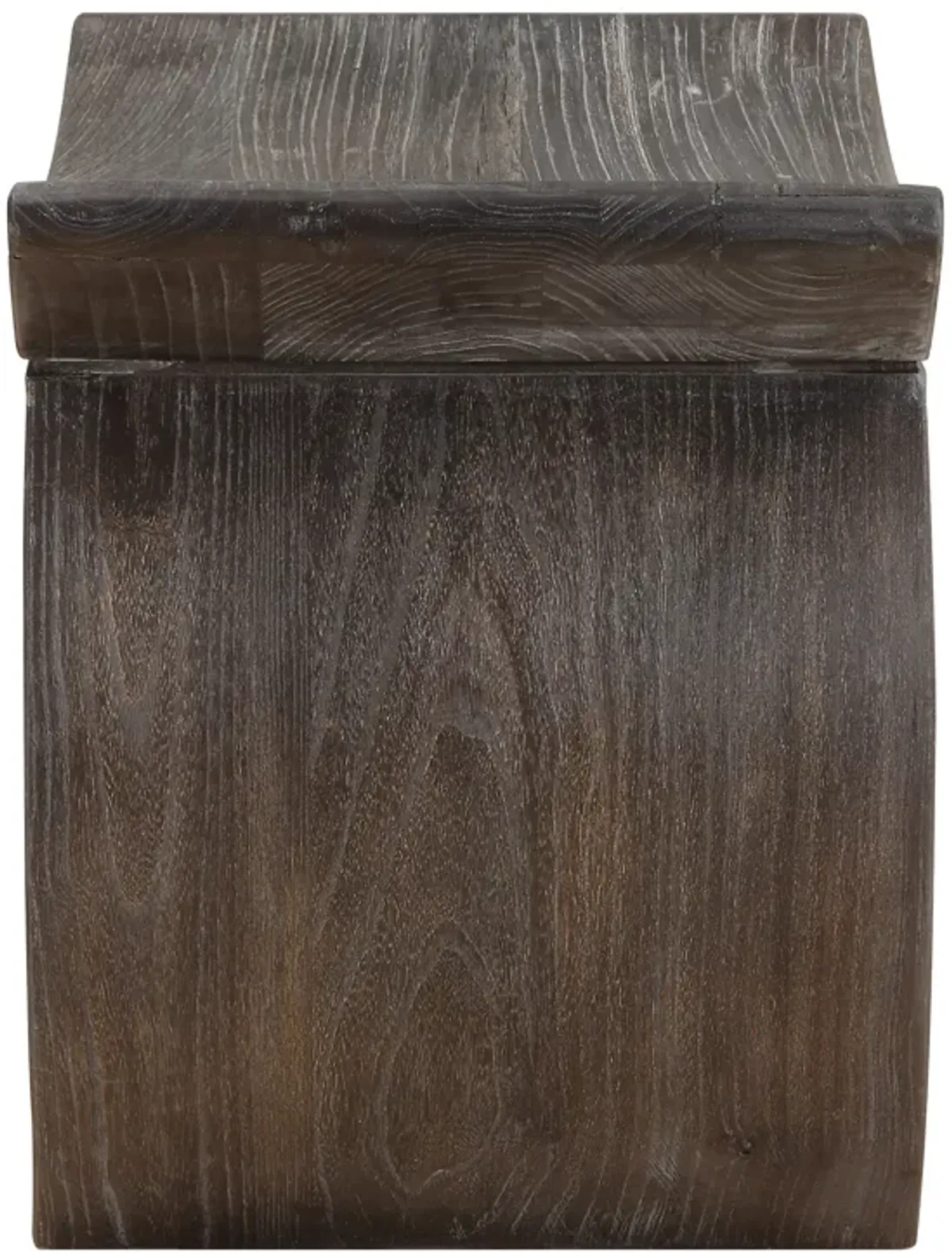 Connor Walnut Accent Stool