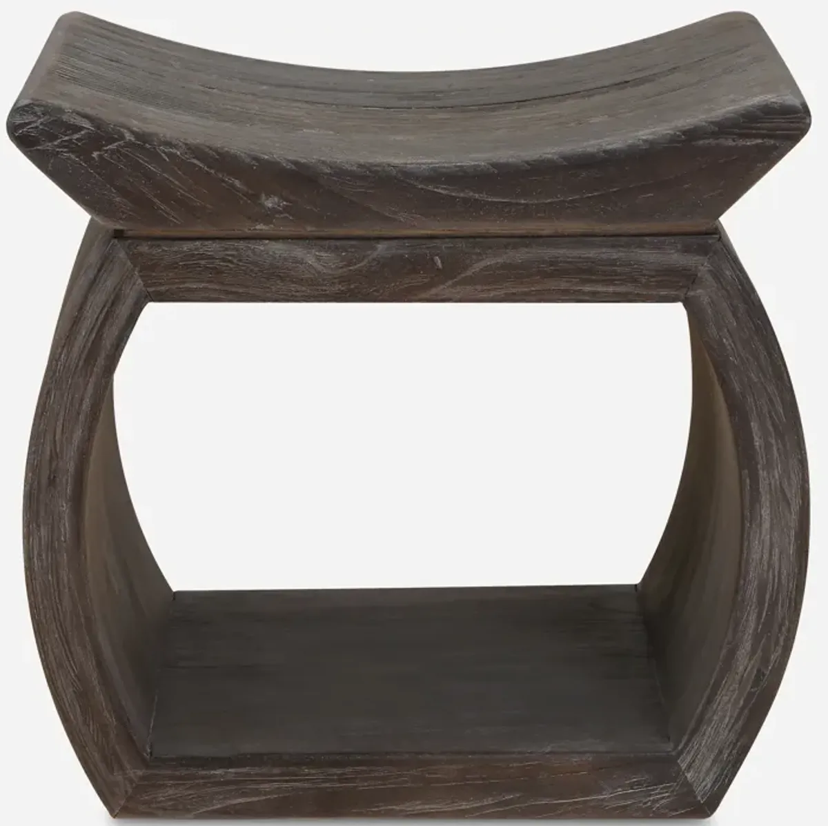 Connor Walnut Accent Stool