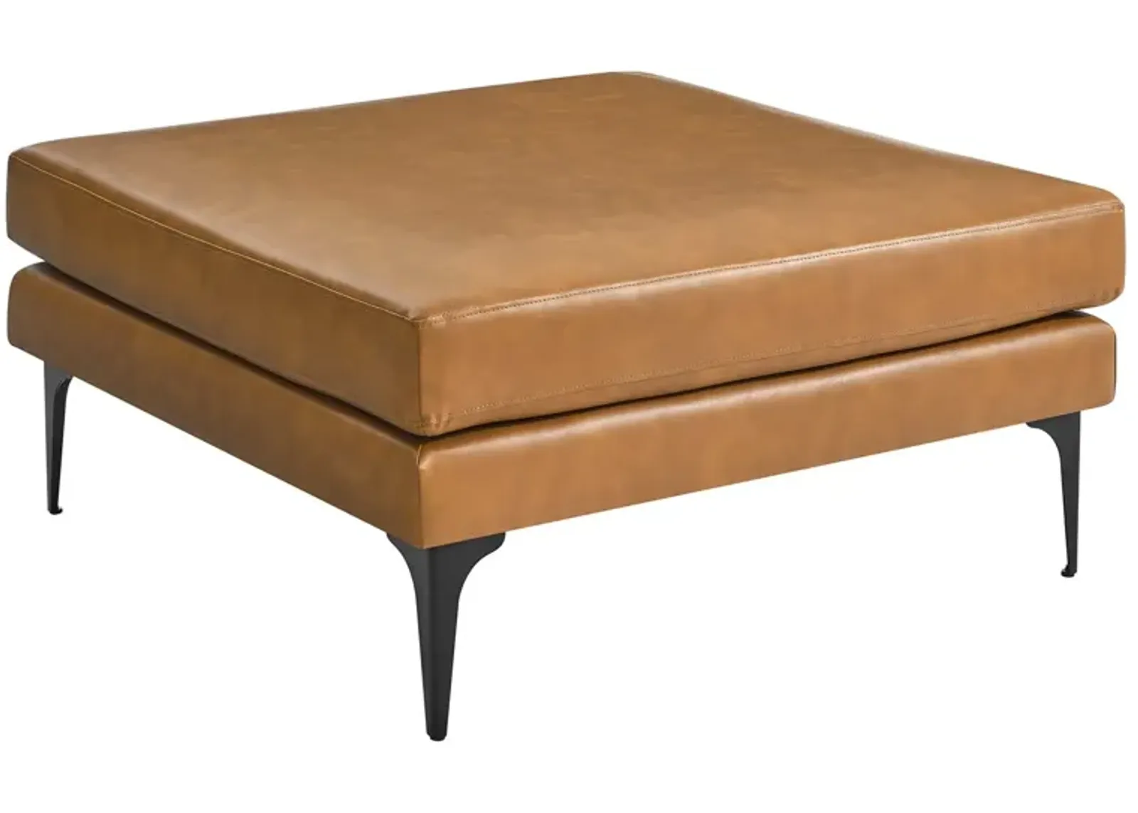 Evermore Vegan Leather Ottoman