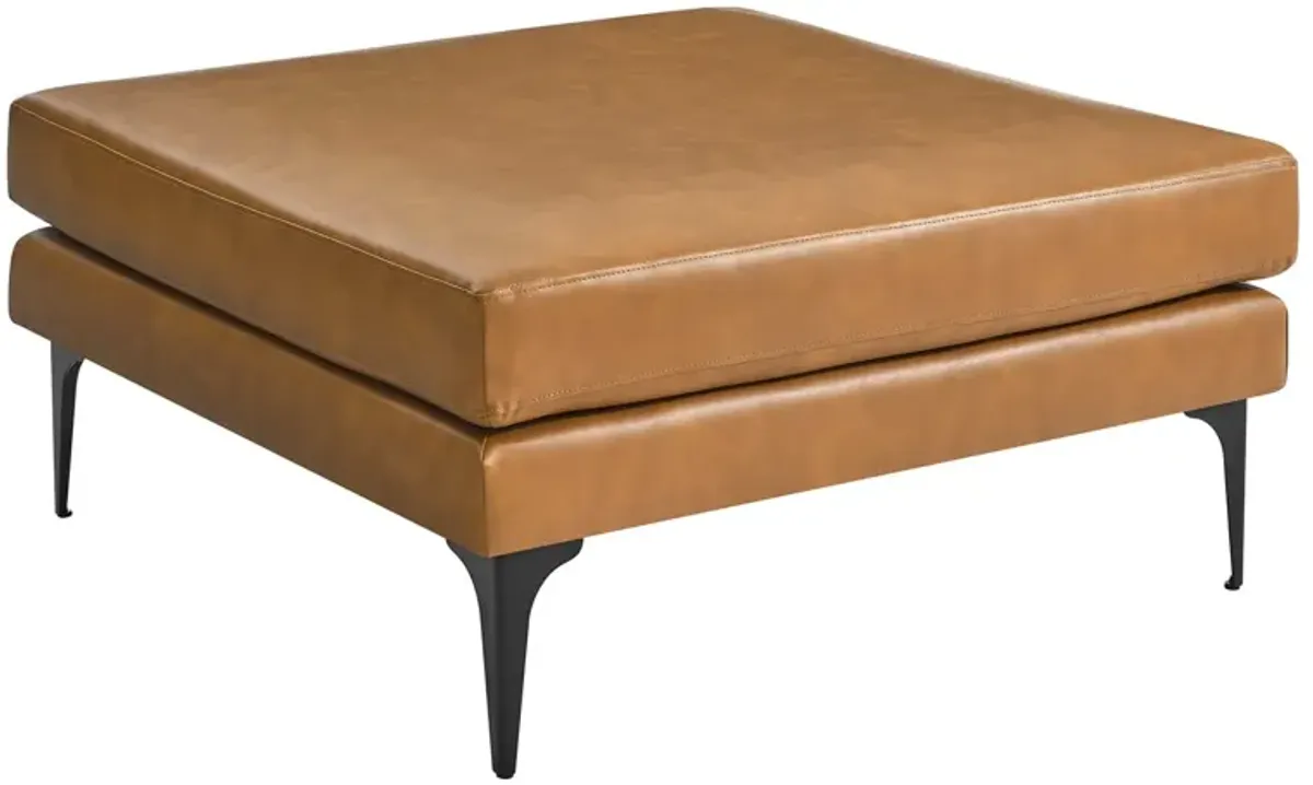 Evermore Vegan Leather Ottoman