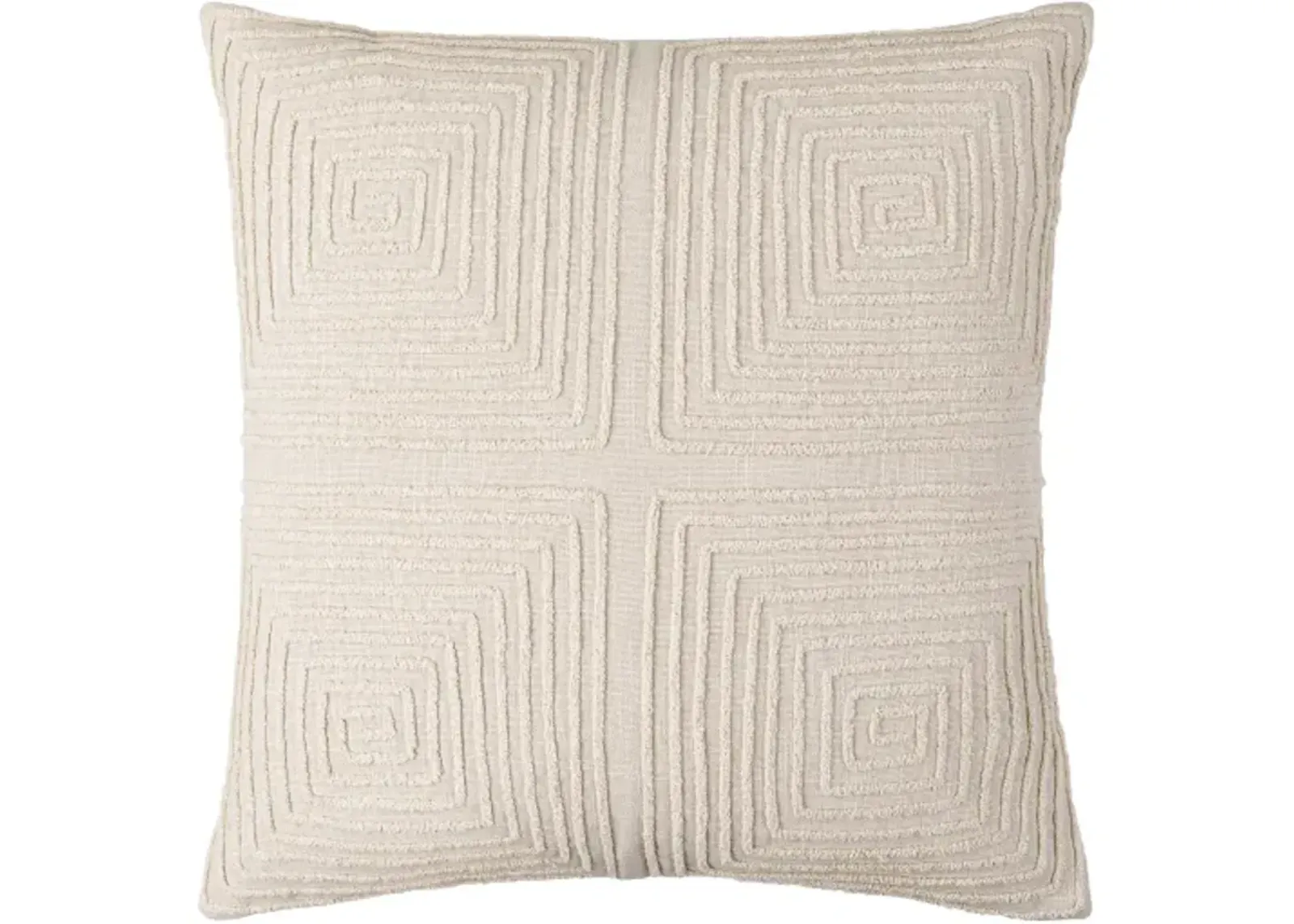 Embrey EBE-001 18"L x 18"W Accent Pillow