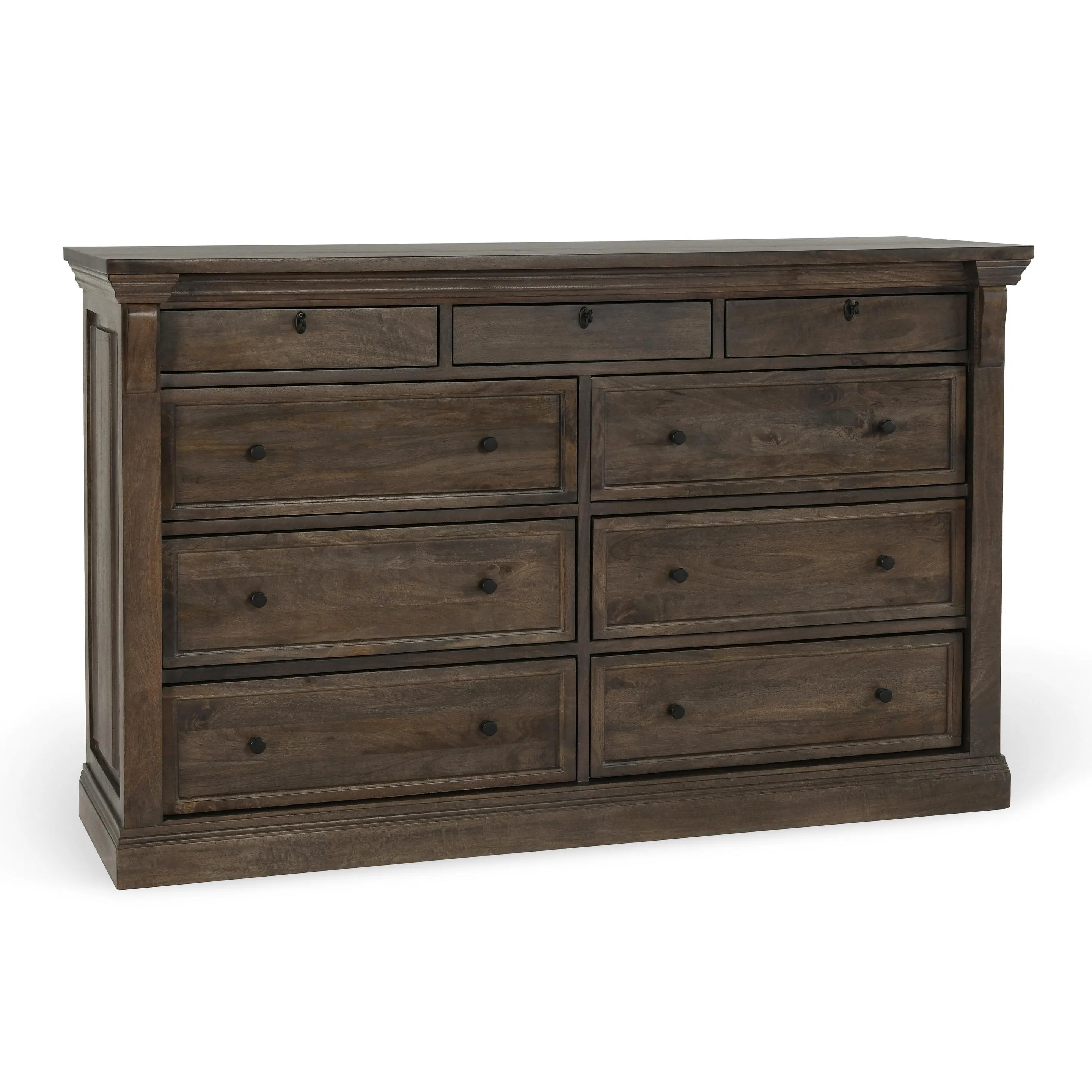 Adelaide Wood 9Dwr Dresser Cocoa Brown