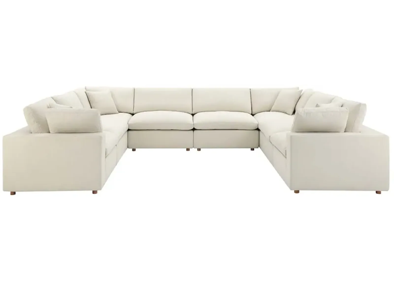 Commix Down Filled Overstuffed 8-Piece Sectional Sofa