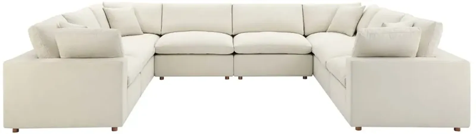 Commix Down Filled Overstuffed 8-Piece Sectional Sofa