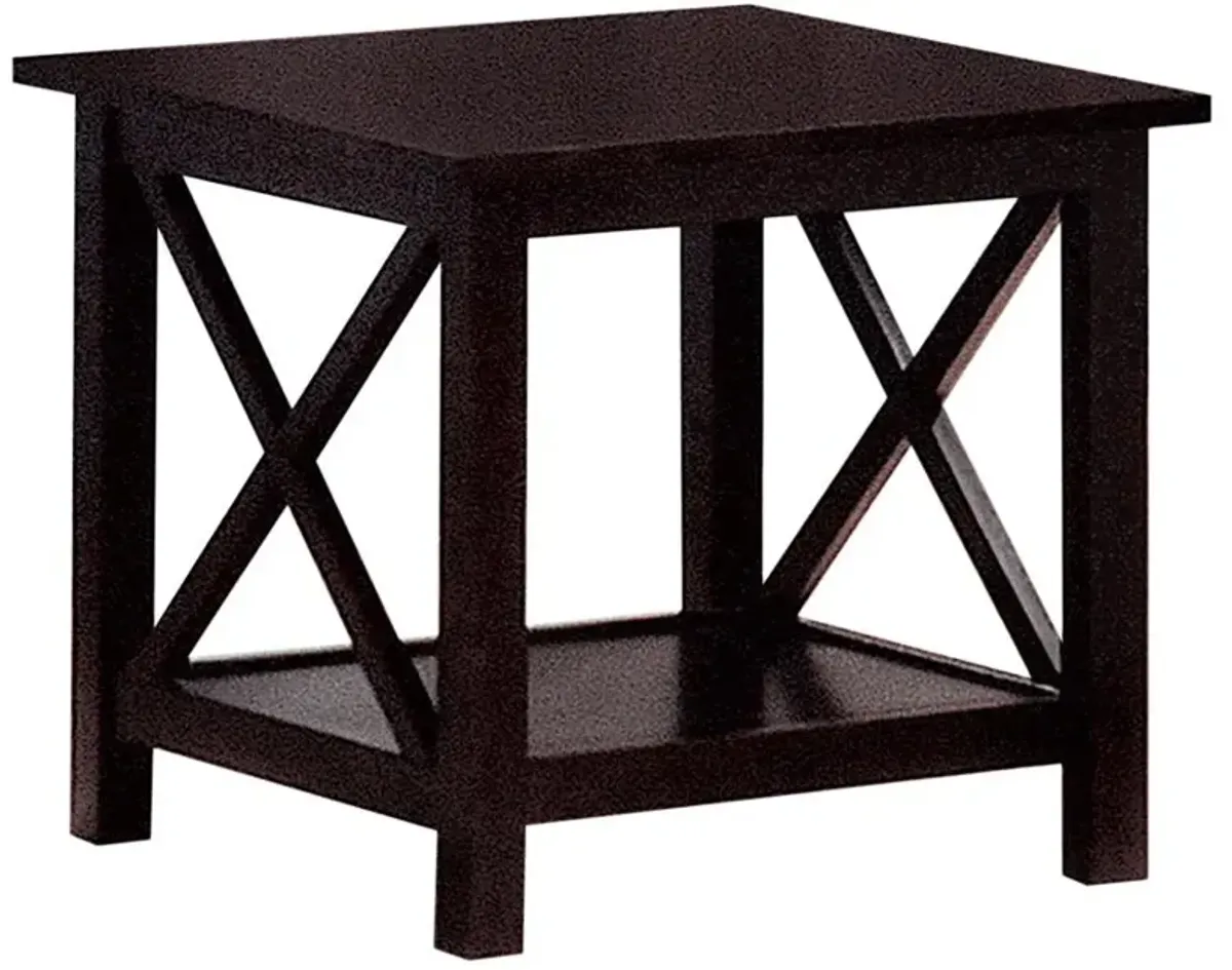 Rachelle 3-piece Occasional Table Set Deep Merlot