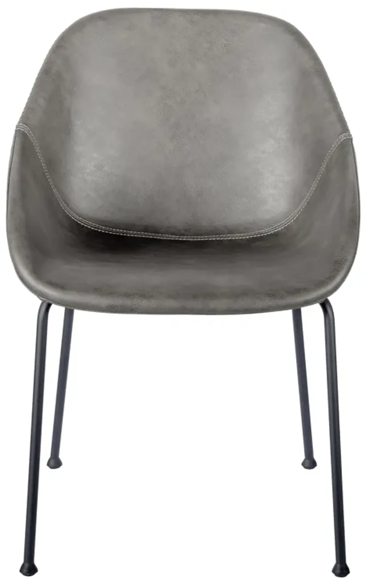 Corinna Side Chair in Dark Gray - Set of 2