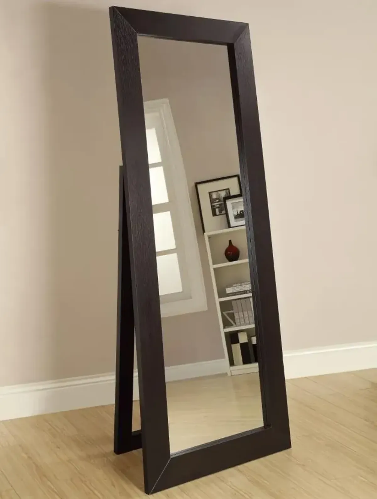 Toga Rectangular Floor Mirror Cappuccino