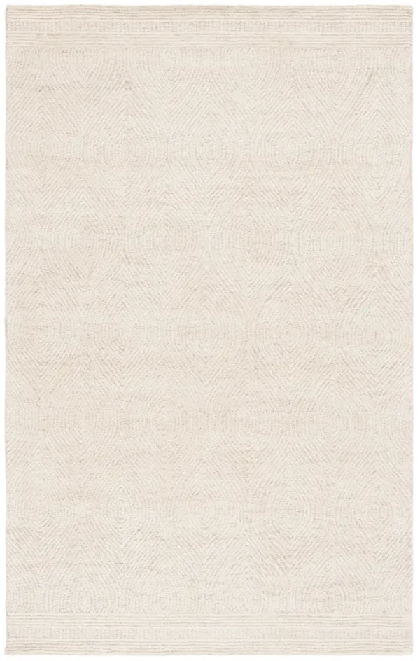 ABSTRACT Hand Tufted 5' x 8' area rug