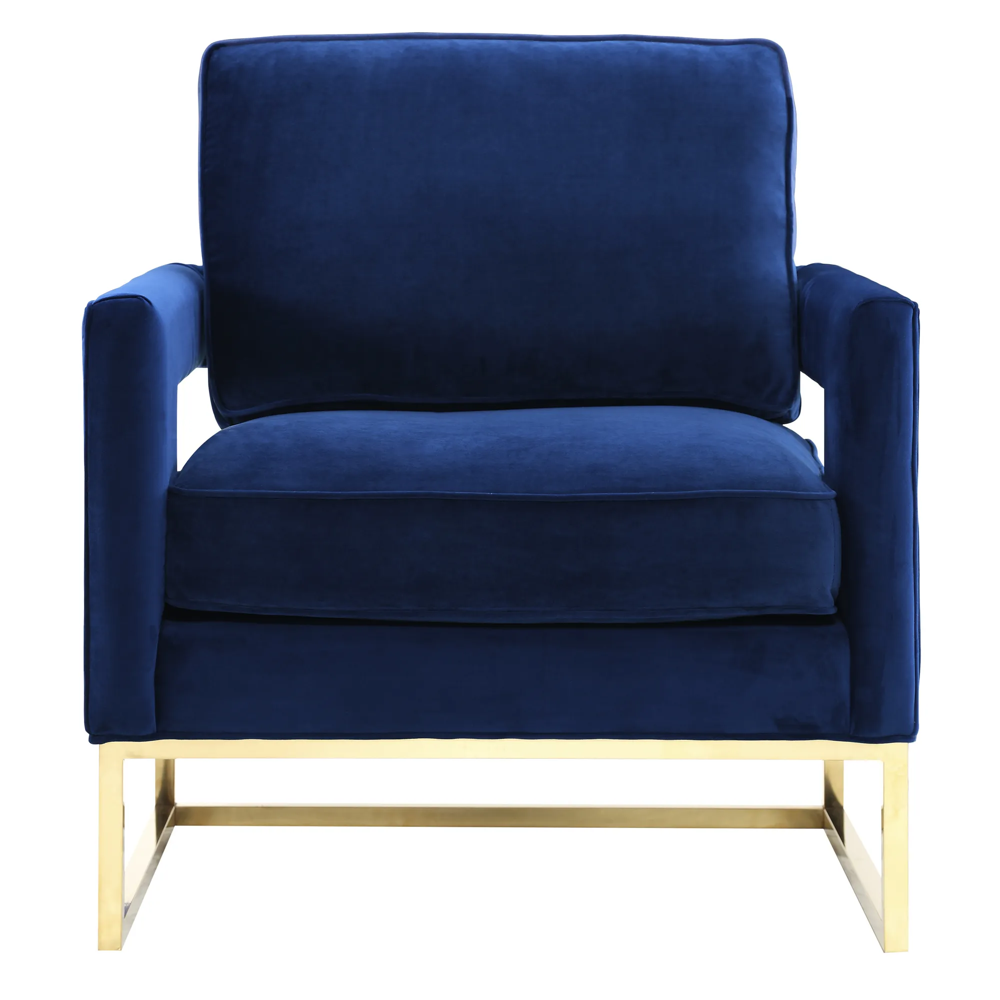 Avery Navy Velvet Chair