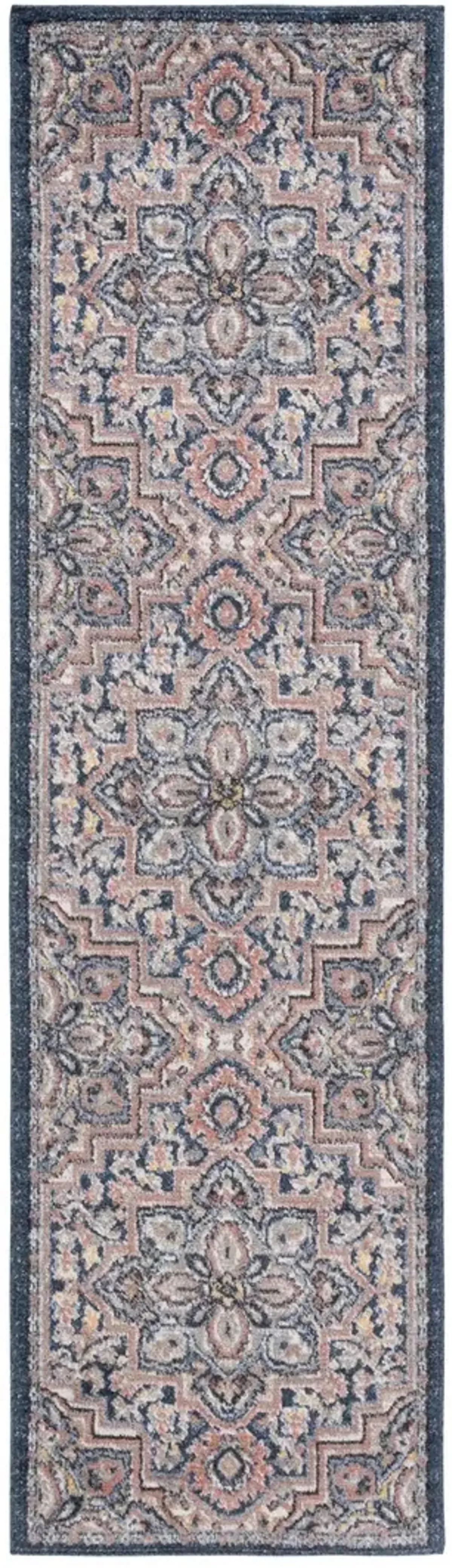 ASTORIA 400 Blue 2'-2' X 8' Runner Rug