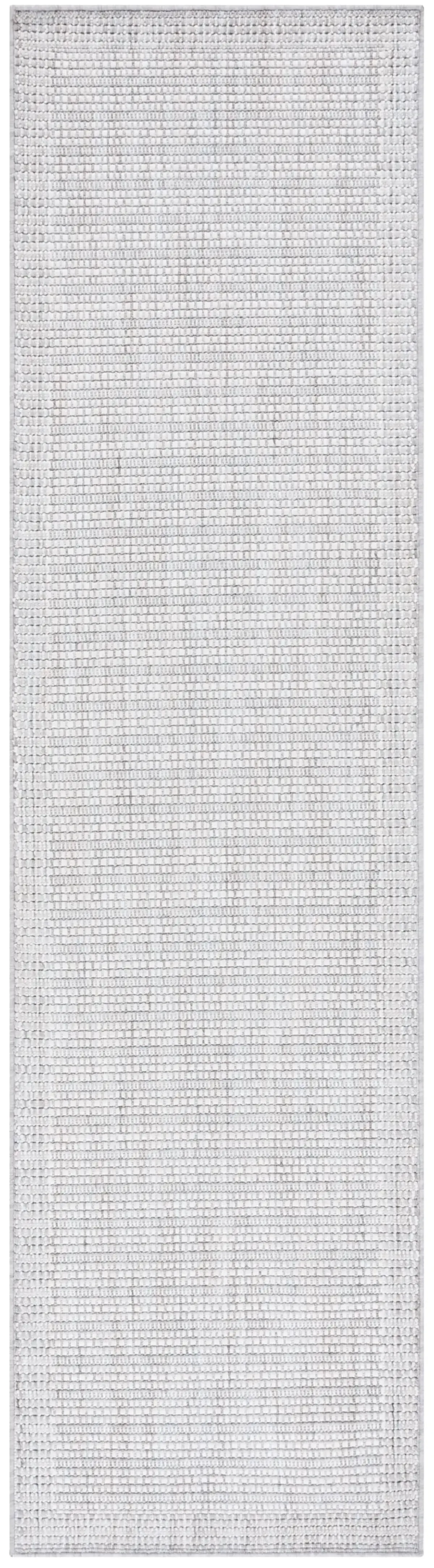 MSR1918 SERENITY GREY  2'-2' x 8' Runner Rug