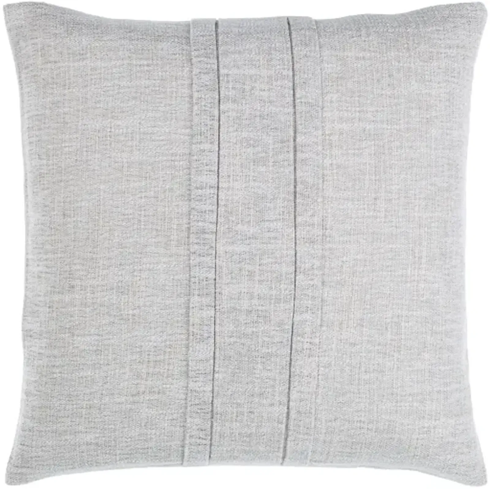 Pleated Cotton PAC-002 20"L x 20"W Accent Pillow  - Poly Insert