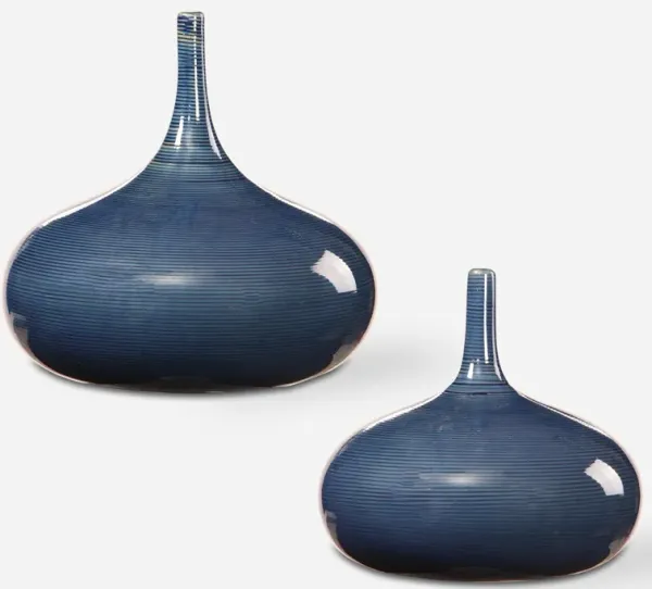 Zayan Blue Vases, S/2