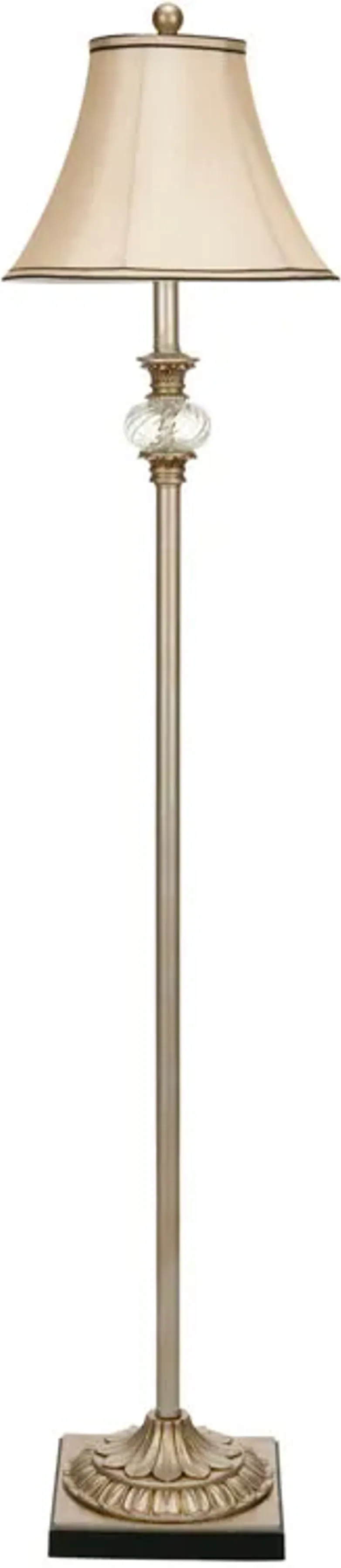 Evelyn 61-Inch H Crystal Ball Floor Lamp