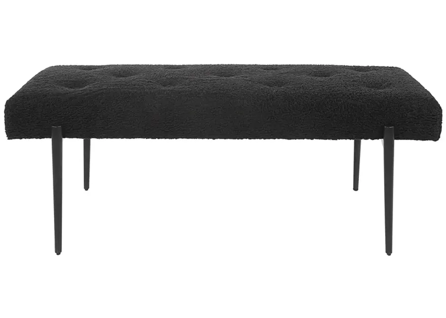 Olivier Modern Black Bench