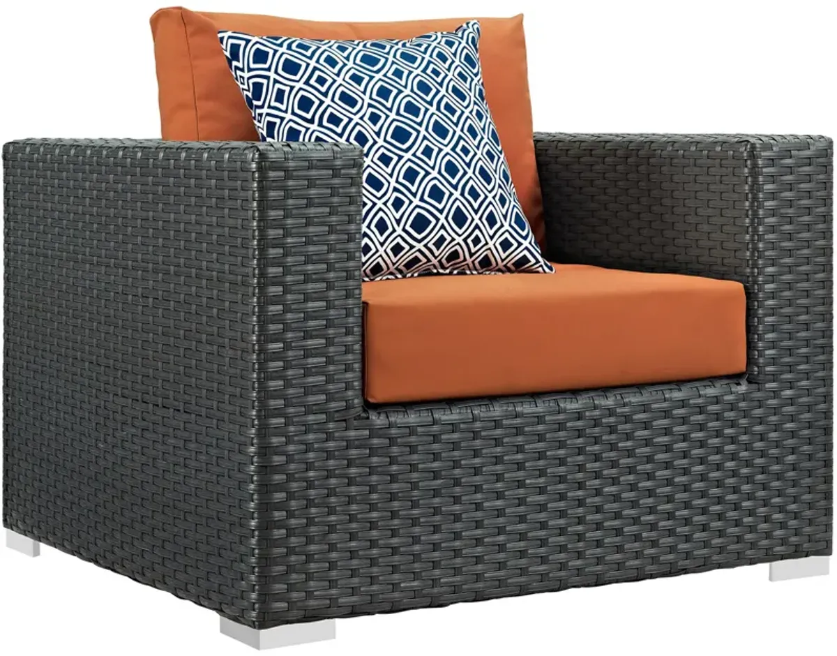 Sojourn 3 Piece Outdoor Patio Sunbrella® Sectional Set