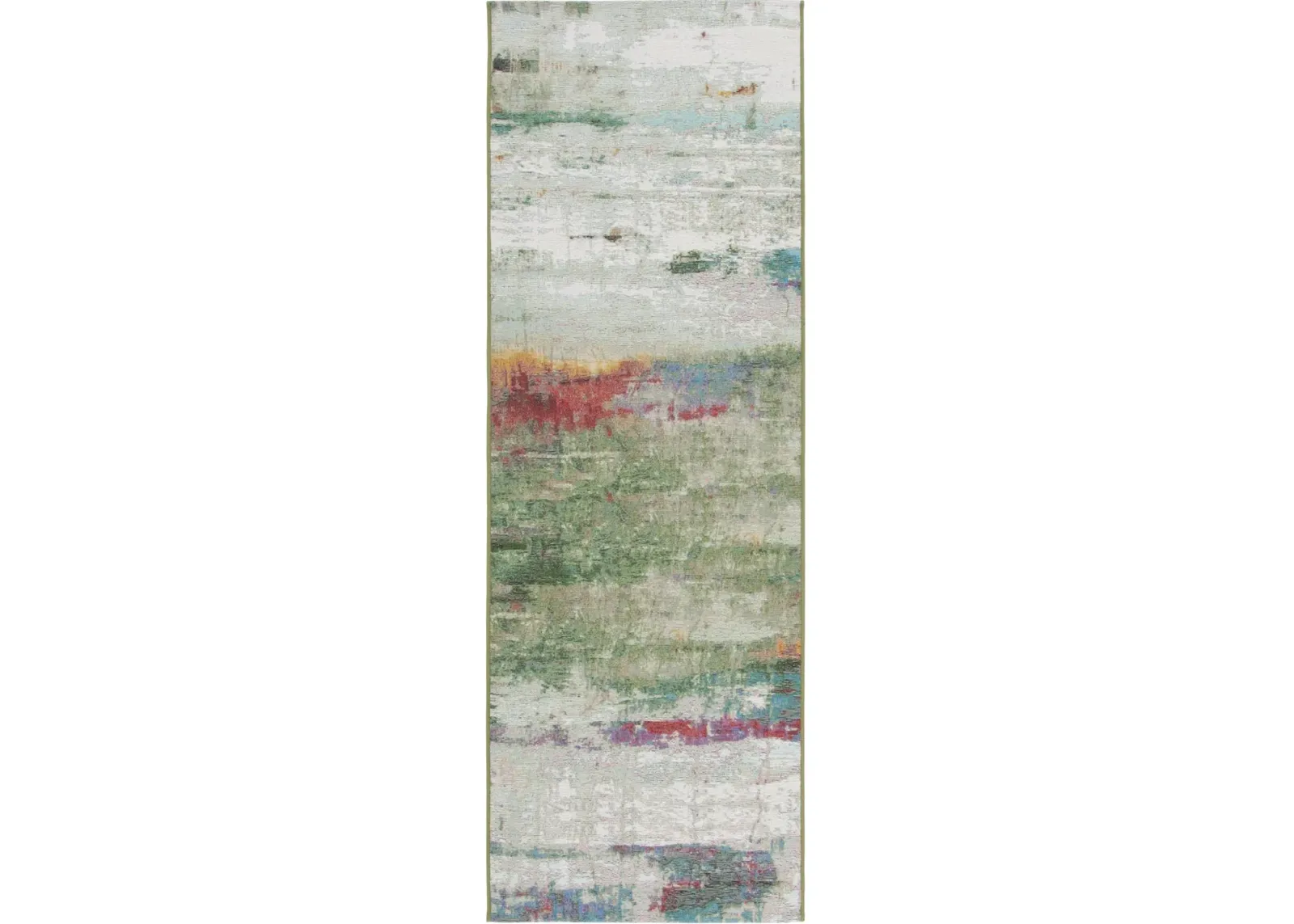 BARBADOS 545 Multi 2'-8' X 8' Runner Rug