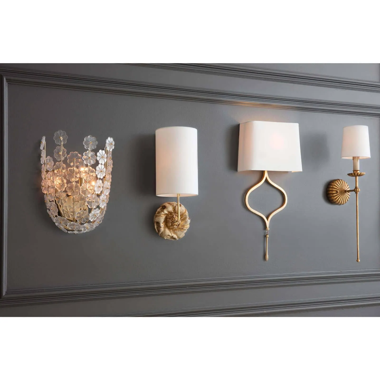 Clove Antique Gold Leaf Single Sconce 