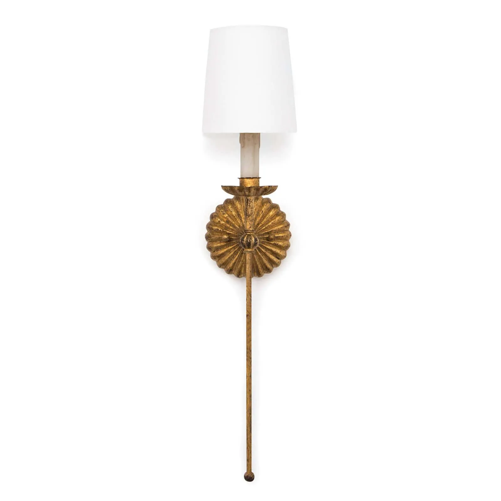 Clove Antique Gold Leaf Single Sconce 