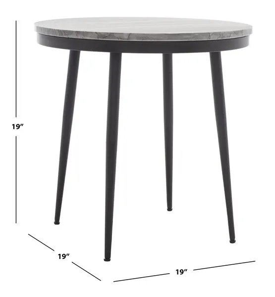 NYLAH MARBLE SIDE TABLE