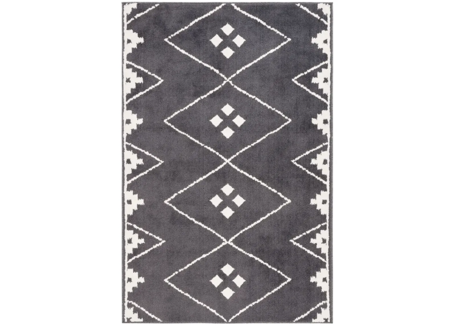 PYRAMID 213 CHARCOAL  5'-3' x 7'-8' Medium Rectangle Rug