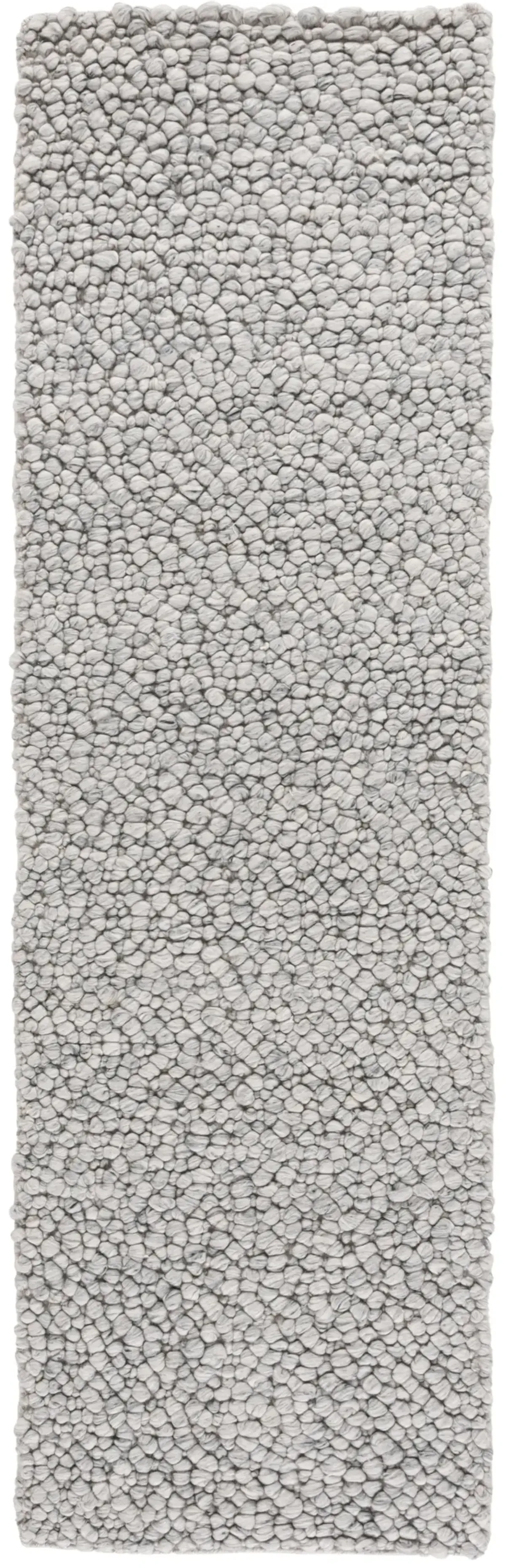 NATURA 258 LIGHT GREY 2'-3' x 8' Runner Rug