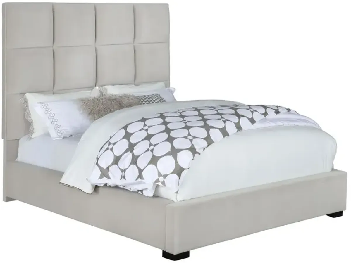 Aghada Tufted Upholstered Panel Bed